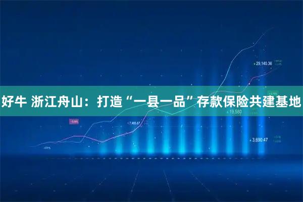 好牛 浙江舟山：打造“一县一品”存款保险共建基地